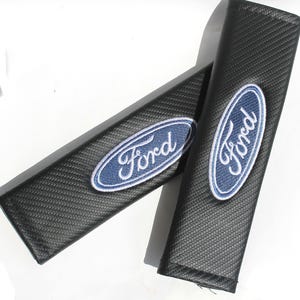 Ford Seat Belt Covers with embroidered logo 2 pcs car seatbelt pad gift for him dad man Car Accessories Cushion Shoulder Harness Pad