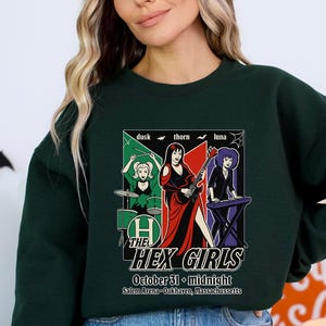 The Hex Girls Sweatshirt, The Hex Girls Rock Band Music T-Shirt, Concert Shirt, Retro Halloween Shirt, Halloween shirt, Gift For Halloween