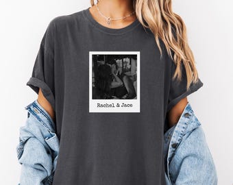 Comfort Colors® Custom Photo Shirt, Personalized T-Shirt, Valentines Day Gift, Your Photo Shirt, Family Picture Tee, Logo Image Shirts