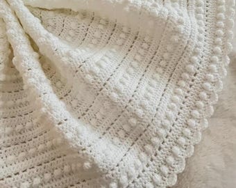 Wzór na szydełkowy kocyk dla dziecka: łatwy ścieg (do pobrania w wersji cyfrowej)