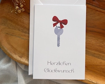 New Home Card, Minimalist Moving In Card, Congratulations on Your New Home, Housewarming Card, Moving In Gift Idea, Moving Postcard