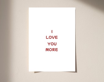 Love card A6, card for loved ones, romantic greeting card, you are amazing card, gift for partner, love card, love card