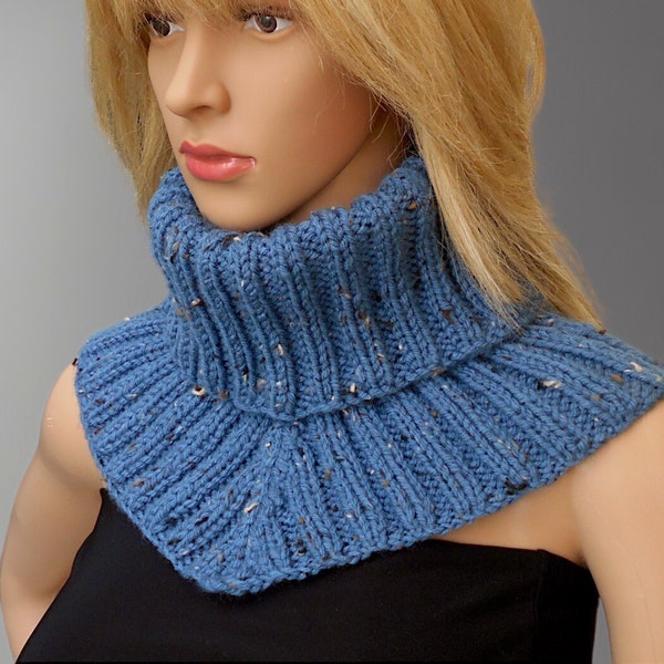 Wool infinity scarf Neck gaiter for women Dickie collar