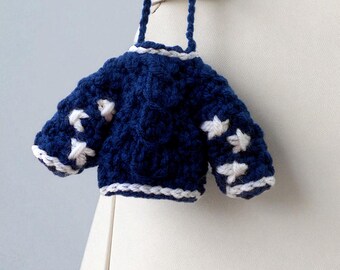 Bag charm Car mirror charm Cute car accessoriesc Crochet car ornament