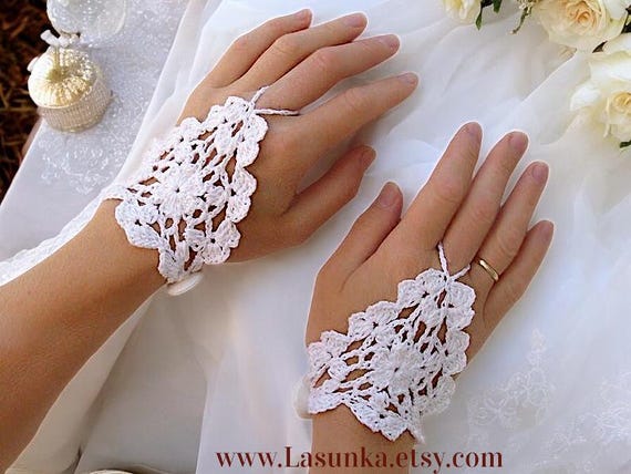 neith. lace glove top 美品 Summer Gloves White Lace Fingerless Gloves Crochet Cotton Gloves