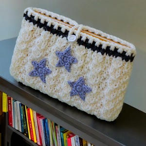 folklore merch, teen girl gifts, taylor swift, crochet book cover, book lover gift, handmade book wrap, cute book pouch, booktok, taylor swiftie merch, taylorswift, knit book sleeve, star book case, gifts for readers