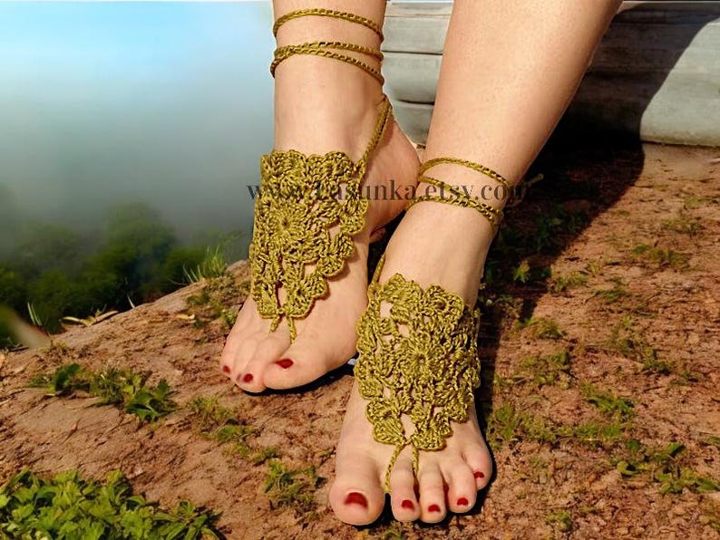 Barefoot sandles
21st birthday gift
gift for her
boho sandals
crochet sandals
foot fetish
footless sandals
tan barefoot sandals
barefoot shoes
bottomless sandals
wedding barefoot
lace barefoot
beach barefoot