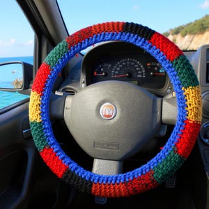 Cardigan inspired car accessories Steering wheel cover Long distance relationship gift for boyfriend Car wheel cover for teens Car decor