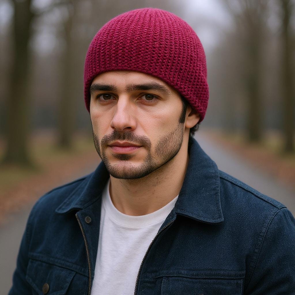INTI ALPACA Gray Tones Skull Beanie For Men - Handmade From Soft Alpaca Wool, One Size Fits Most, Winter Hat - View #8