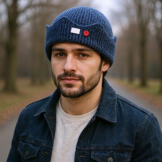 Crown Beanie for Teens & Adults – Jughead Gray Acrylic Hat - Etsy