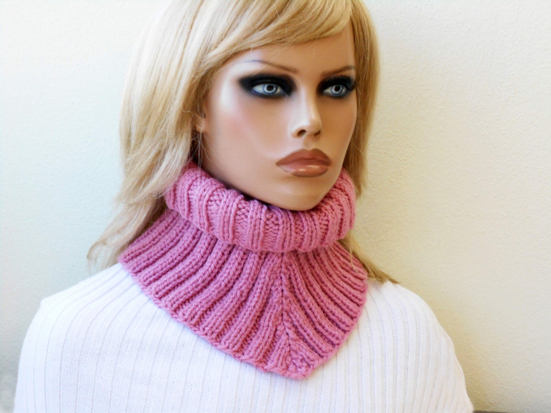 Knit Neck Gaiter Dickie Collar Turtleneck Collar Neck Warmer Women