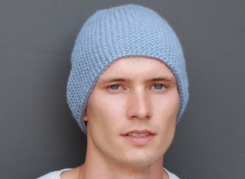 Men's Wool Hat Pumpkin Knit Hat Fisherman Beanie Crochet - Etsy