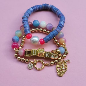 Pulseira LUCKY - Candy - Jade Tie Dye - Lucky 13