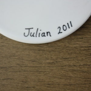 Custom silhouette ceramic ornament image 3