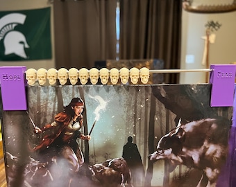 DM Screen Abacus Style Fear Tracker | Hope and Fear | Compatible with Daggerheart