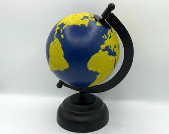 Montessori Sandpaper Globe (with optional Israel dot)