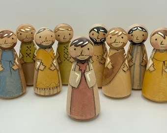 CGS Cenacle Last Supper Figures Jesus and 12 Disciples FINISHED