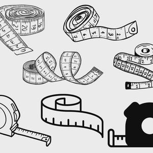 Measuring Tape Svg, SVG Files for Cricut, Measure Svg, Tape Clipart, Carpenter SVG, Crafting SVG, Sewing Svg, Measure Tape Vector