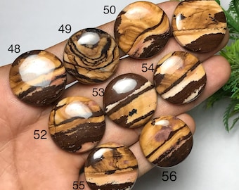 Natural Cappuccino Jasper Cabochon: Gemstone For Jewelry Making
