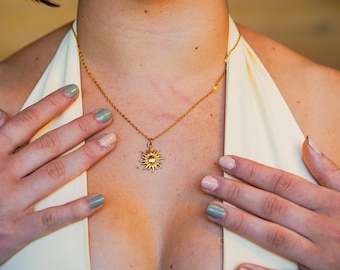 Mystic Sun Everyday Gold Waterproof Necklace