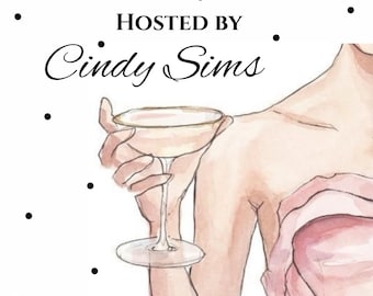 Birthday invitation chic classy and timeless women's party invitation