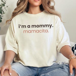 T-shirt Comfort Colors Mama Mamacita : t-shirt pour maman en coton doux