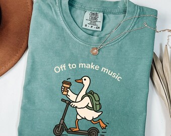 Off to Make Music Shirt Music Teacher Gift Band Director Tee Choir Director Back to School