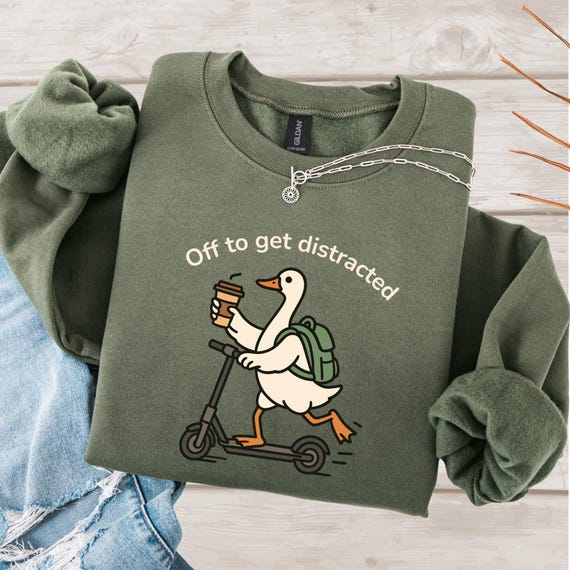 ADHD Sweatshirt, Funny Mental Health Crewneck, Neurodivergent Pullover, Cozy Adult ADHD Gift