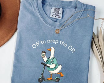 T-shirt « Préparation du bloc opératoire », T-shirt pour infirmière de bloc opératoire, Cadeau pour infirmière chirurgicale
