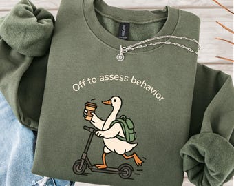 Sudadera "Assessing Behavior", jersey de analista de conducta, jersey de consejero, regalo para terapeuta ABA, jersey de psicólogo escolar