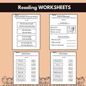 reading practice worksheets, reading activities printable, elementary reading worksheets, reading skills worksheets, reading and writing worksheets, phonics practice worksheets, comprehension passages worksheets
