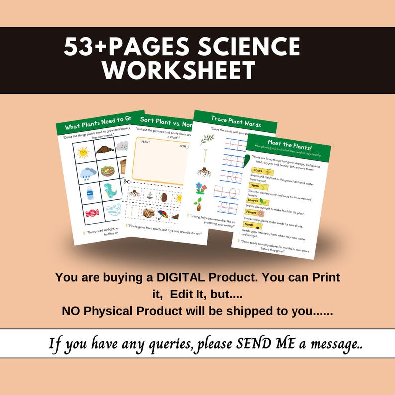 prek science, homeschool science, printable science, science workbook, science activities kids, STEM worksheets, early learning science, science, teaching resources, teacher resources, science experiments, science printables, science curriculum, kids science workbook,