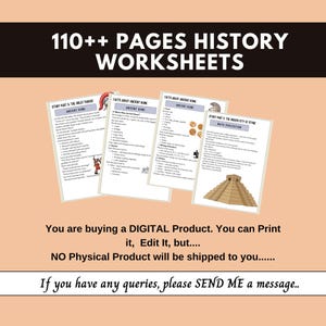 geography and history worksheets, classroom history resources, history practice sheets, learning history for kids, primary history worksheets, history study pack, history curriculum printables, educational history worksheets