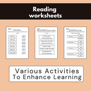 sight words worksheets, reading passages worksheets, fluency practice worksheets, literacy worksheets printable, homeschool reading worksheets, early reading worksheets,