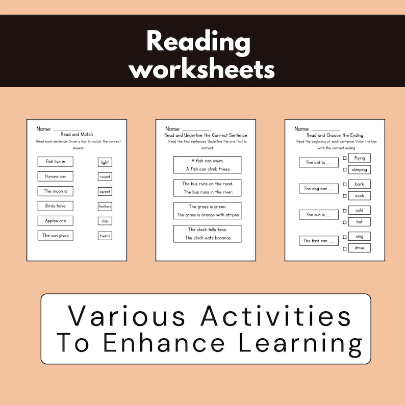 sight words worksheets, reading passages worksheets, fluency practice worksheets, literacy worksheets printable, homeschool reading worksheets, early reading worksheets,