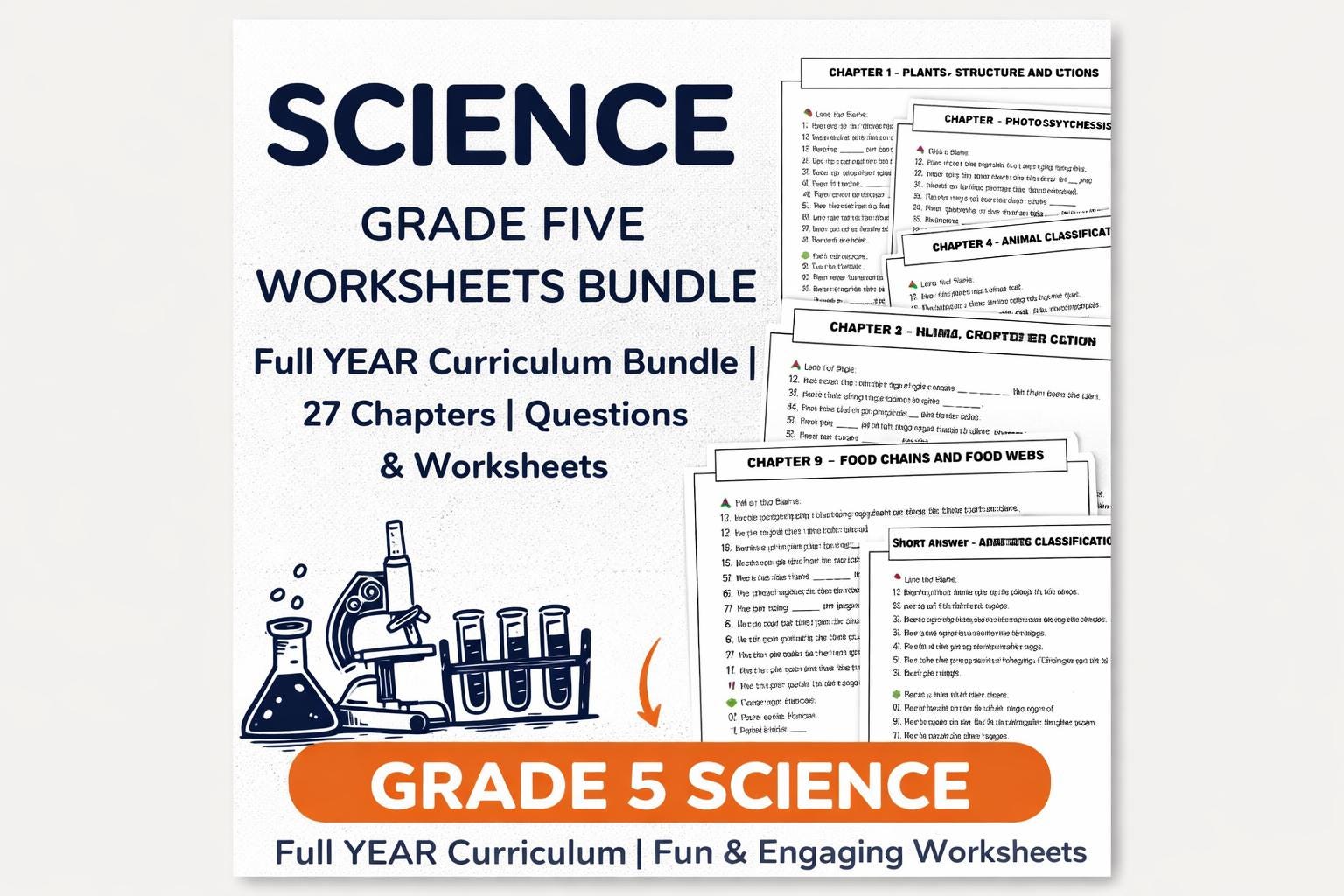 Grade 5 Science,science Worksheet,1080+ Question Grade 5 Worksheets ...