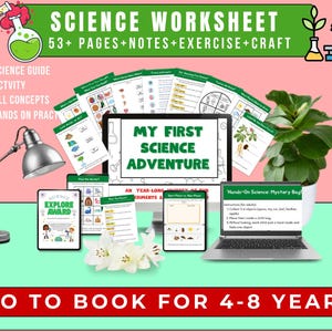 53+Pages Science Worksheets For Kindergarten Homeschool,Science printables,science preschool,prek science,teacher resources,science workbook