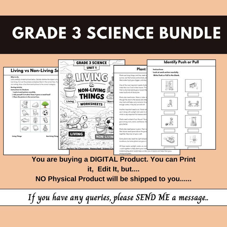 plants animals matter worksheets, science printables for kids, third grade science lessons, science activity sheets, printable homeschool resources, science worksheets pdf, kids learning printables, classroom science worksheets,