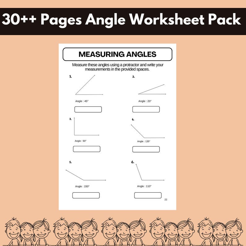 Angles Worksheet Grade 4 | Measuring Drawing Identifying Angles ...