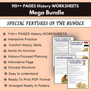geography and history worksheets, classroom history resources, history practice sheets, learning history for kids, primary history worksheets, history study pack, history curriculum printables, educational history worksheets