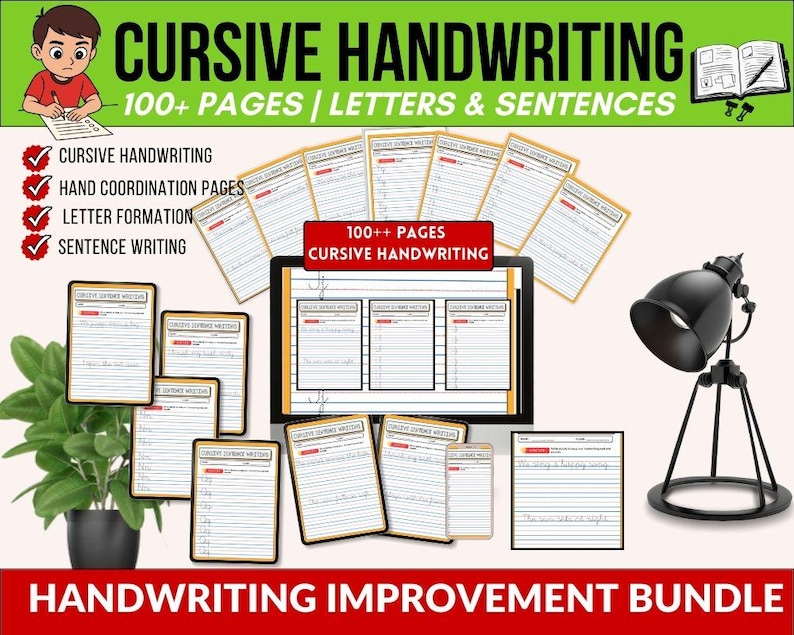 Cursive Handwriting Worksheets,printable Cursive Writing Practice PDF ...