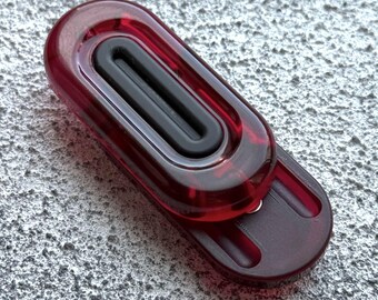 Push Fidget Slider Gift Idea For Him Her Office toy Ultem Slider Unique Gift, Double Push Clicker, Slim Pocket EDC Gadget EDC Gear Tool