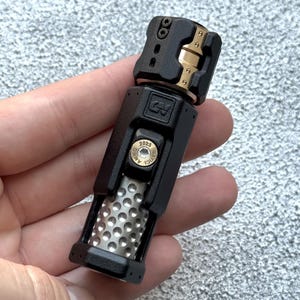 Fidget Spinner Slider Metall Schwarz Spielzeug EDC Pocket Gadget für Erwachsene, Schreibtischspielzeug Geschenk für Sie / Ihn, coole haptische Ausrüstung, EDC Zahnrad Werkzeug Schieber