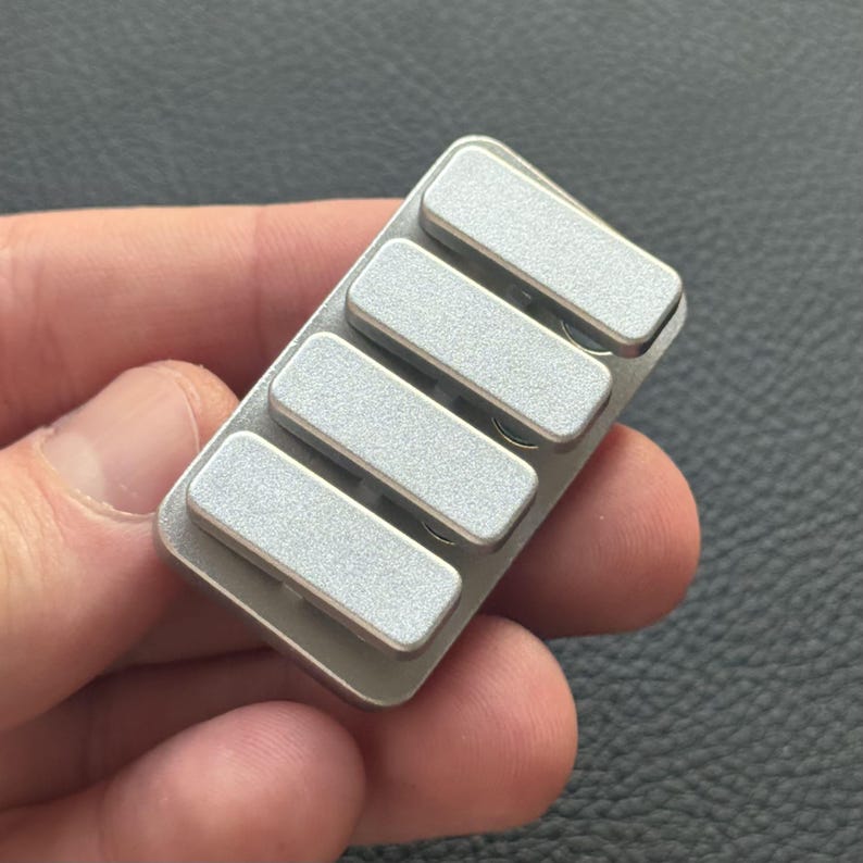 Tactile Switch Fidget Piano Keys Toggle Black Clicker Mini Toy Push ...
