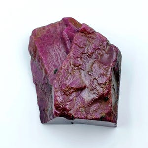 Raw Ruby Crystal, Rough Ruby Stone for Healing, Natural Uncut Ruby Specimen, Root Chakra Crystals, July Birthstone Gift, Earthy Decor