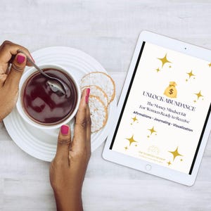 Money Mindset Kit  Abundance Affirmations Journaling Prompts, Manifestation Planner, Guided Visualization Law of Attraction Digital Download
