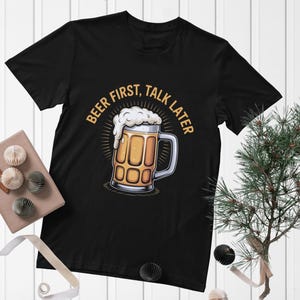 Funny Beer T-Shirt | Unisex Softstyle Tee for Craft Beer Lovers, Great for Parties, Gifts, Casual Wear, Celebrations
