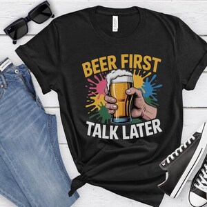 Funny Beer T-Shirt | Unisex Softstyle Tee for Craft Beer Lovers, Great for Parties, Gifts, Casual Wear, Celebrations