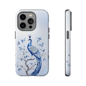 Symbols of India - The Peacock, Elegant Peacock Tough Phone Case, Gift for Her, Durable Protection, Nature-Inspired Design