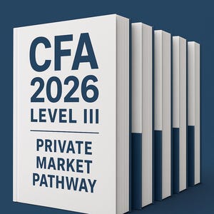 2026 CFA Level 3 Digital Books: Complete Curriculum (All 10 Volumes) Study Guide, Finance books, Private Market Pathway